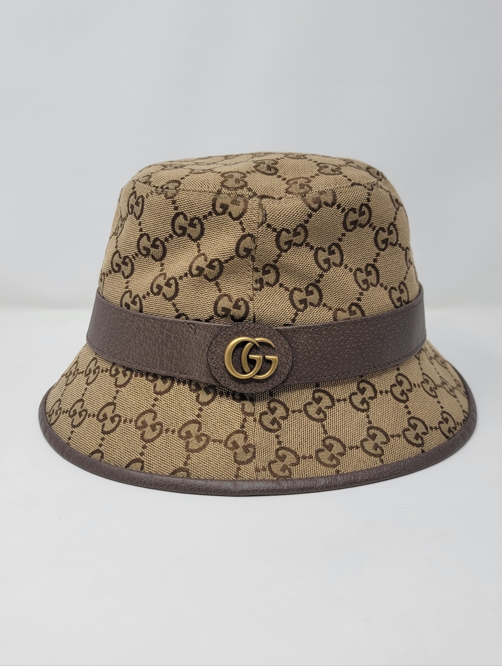 GUCCI GG Canvas Bucket Hat Size S (57cm) - Picture 1 of 11